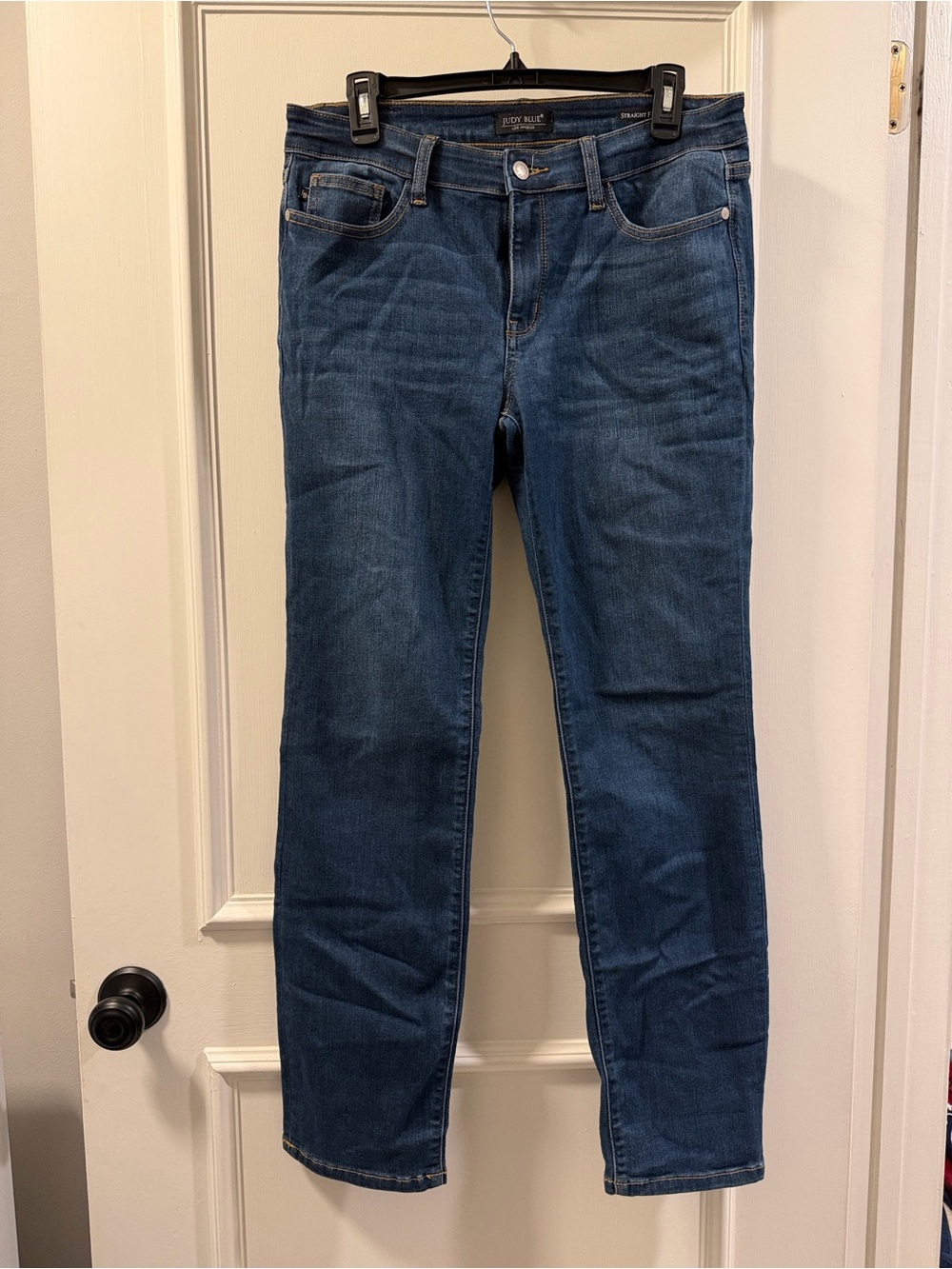 Judy Blue Classic Straight Leg Dark Wash Jeans